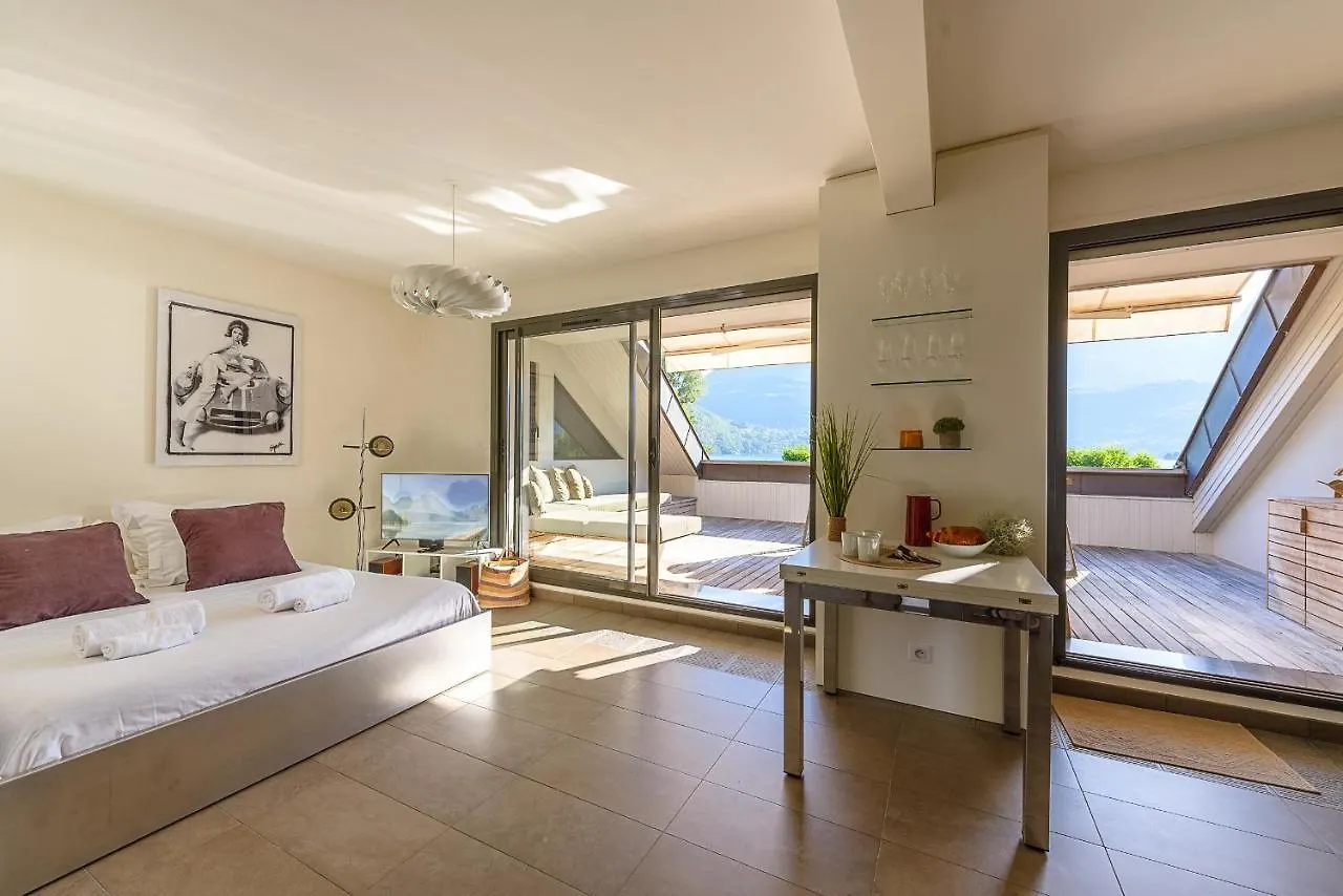 Loft Evasion, Private Beach And Pontoon-Terrasse Xxl- Lla Selections By Location Lac Annecy Duingt
